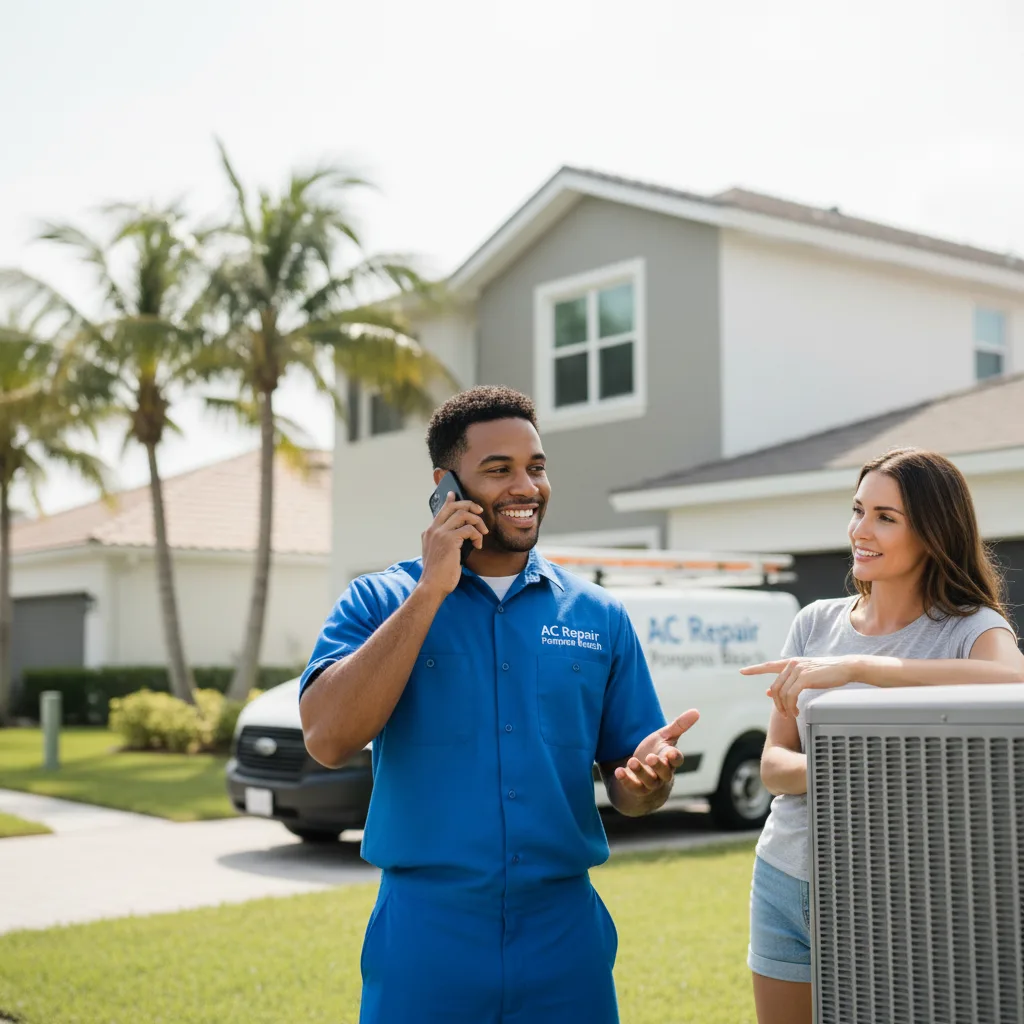 AC Repair Pompano Beach customer support in Fowler